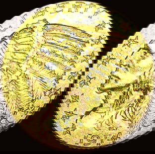 1914 Indian Head Half Eagle $5 Gold CLOSELY UNCIRCULATED: 1914 Indian Head Half Eagle $5 Gold CLOSELY UNCIRCULATED