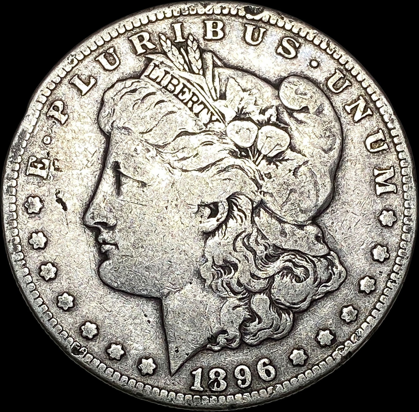 1896-S Silver Morgan Dollar LIGHTLY CIRCULATED (1 of 2)