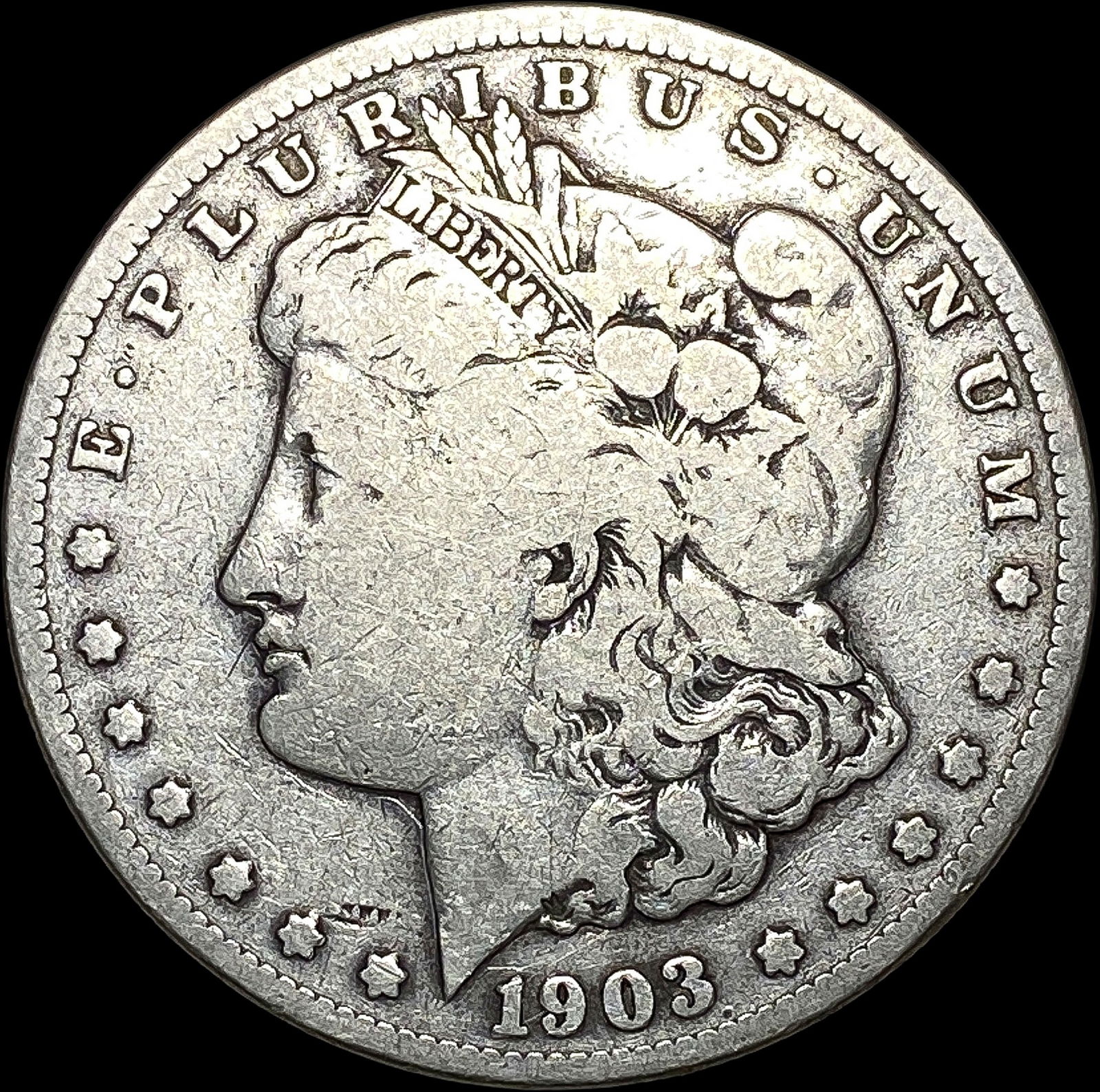 1903-S Micro S Morgan Silver Dollar NICELY CIRCULATED (1 of 2)