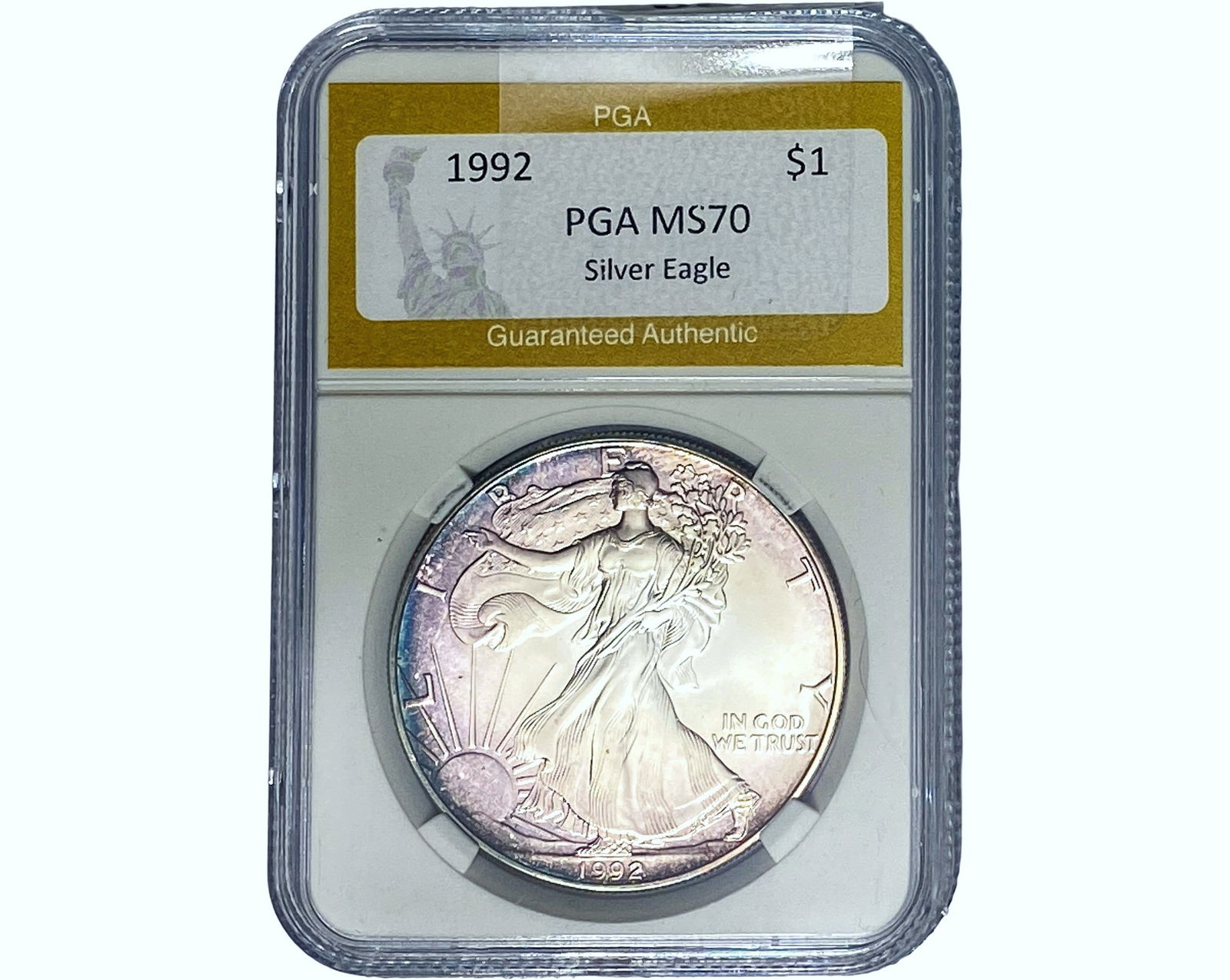 1992 Silver Eagle PGA MS70 (1 of 2)