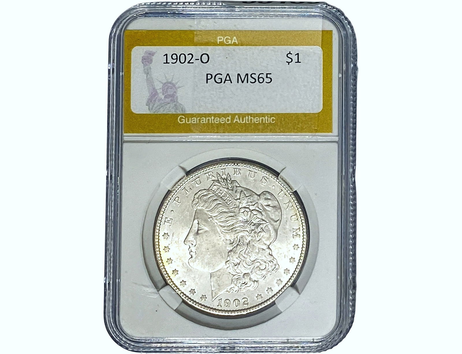 1902-O Morgan Silver Dollar PGA MS65 (1 of 2)