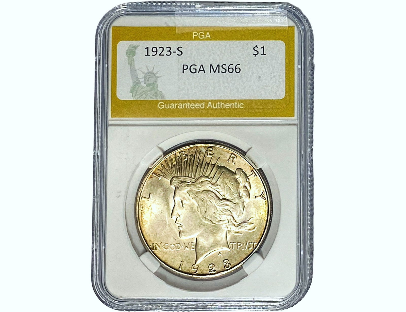 1923-S Silver Peace Dollar PGA MS66 (1 of 2)