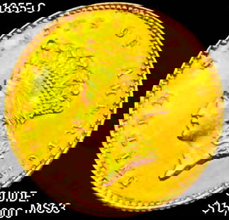 1855-O Rare Gold Dollar CHOICE BU: 1855-O Rare Gold Dollar CHOICE BU