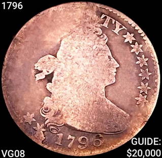 1796 Draped Bust Dime NICELY CIRCULATED: 1796 Draped Bust Dime NICELY CIRCULATED