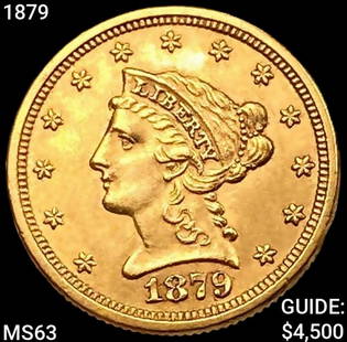1879 $2.50 Gold Quarter Eagle CHOICE BU: 1879 $2.50 Gold Quarter Eagle CHOICE BU