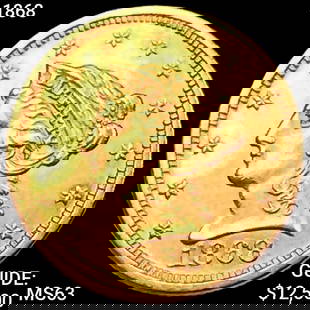 1868 $2.50 Gold Quarter Eagle CHOICE BU: 1868 $2.50 Gold Quarter Eagle CHOICE BU
