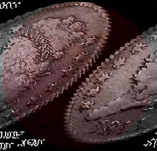 1811 Classic Head Half Cent NEARLY UNCIRCULATED: 1811 Classic Head Half Cent NEARLY UNCIRCULATED
