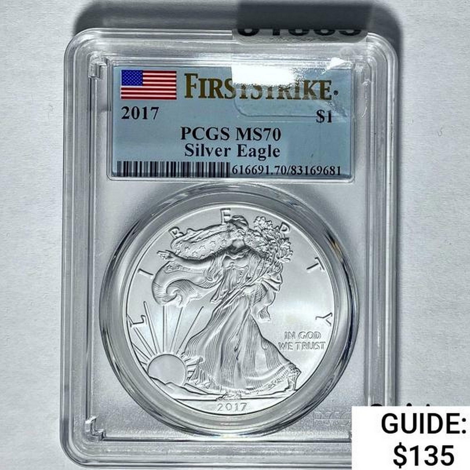 2017 Silver Eagle PCGS MS70 (1 of 2)