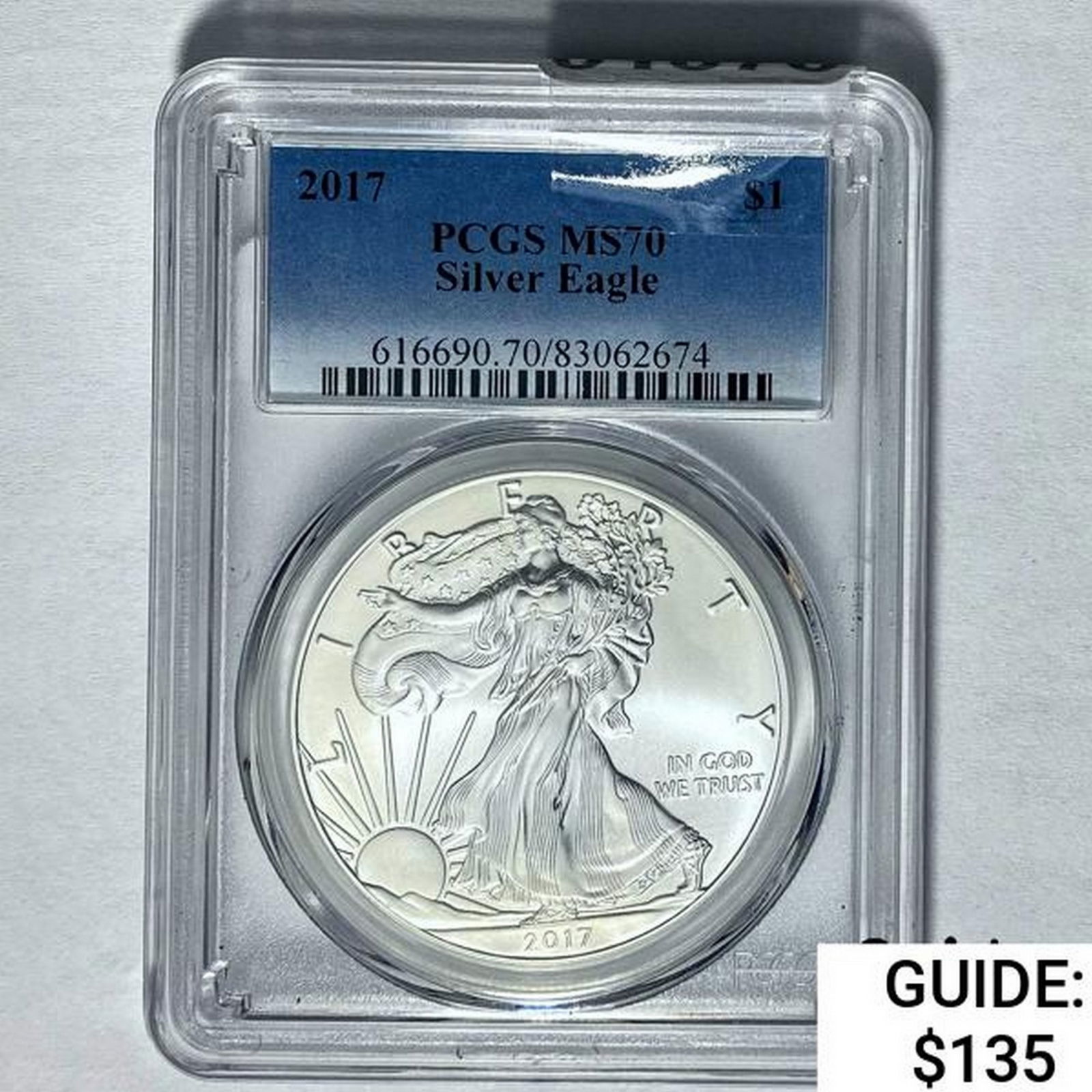 2017 Silver Eagle PCGS MS70 (1 of 2)
