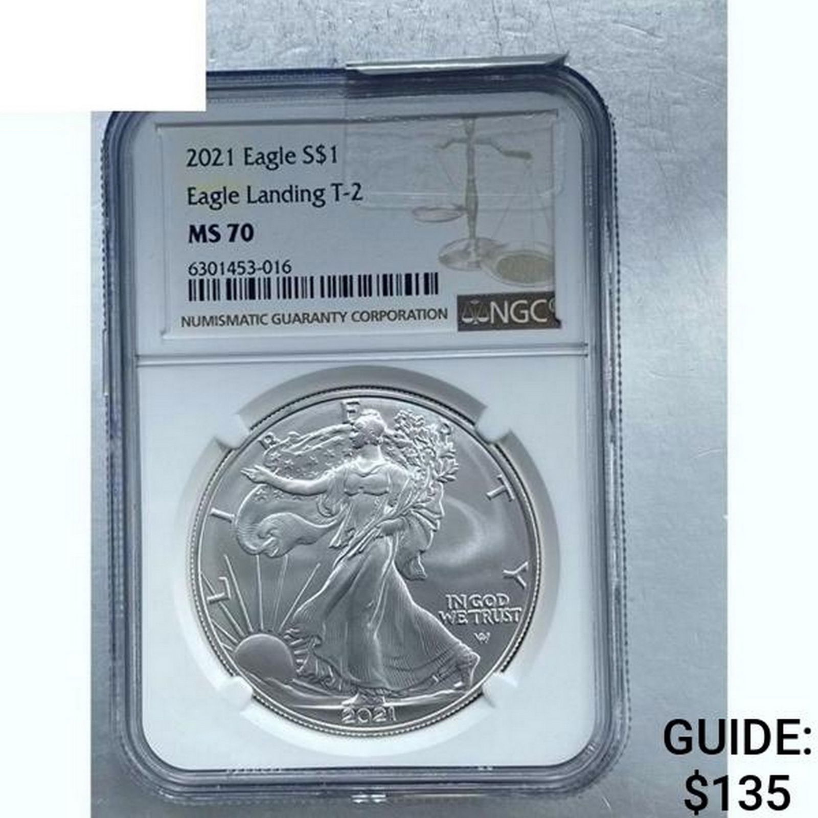 2021 Silver Eagle NGC MS70 (1 of 2)