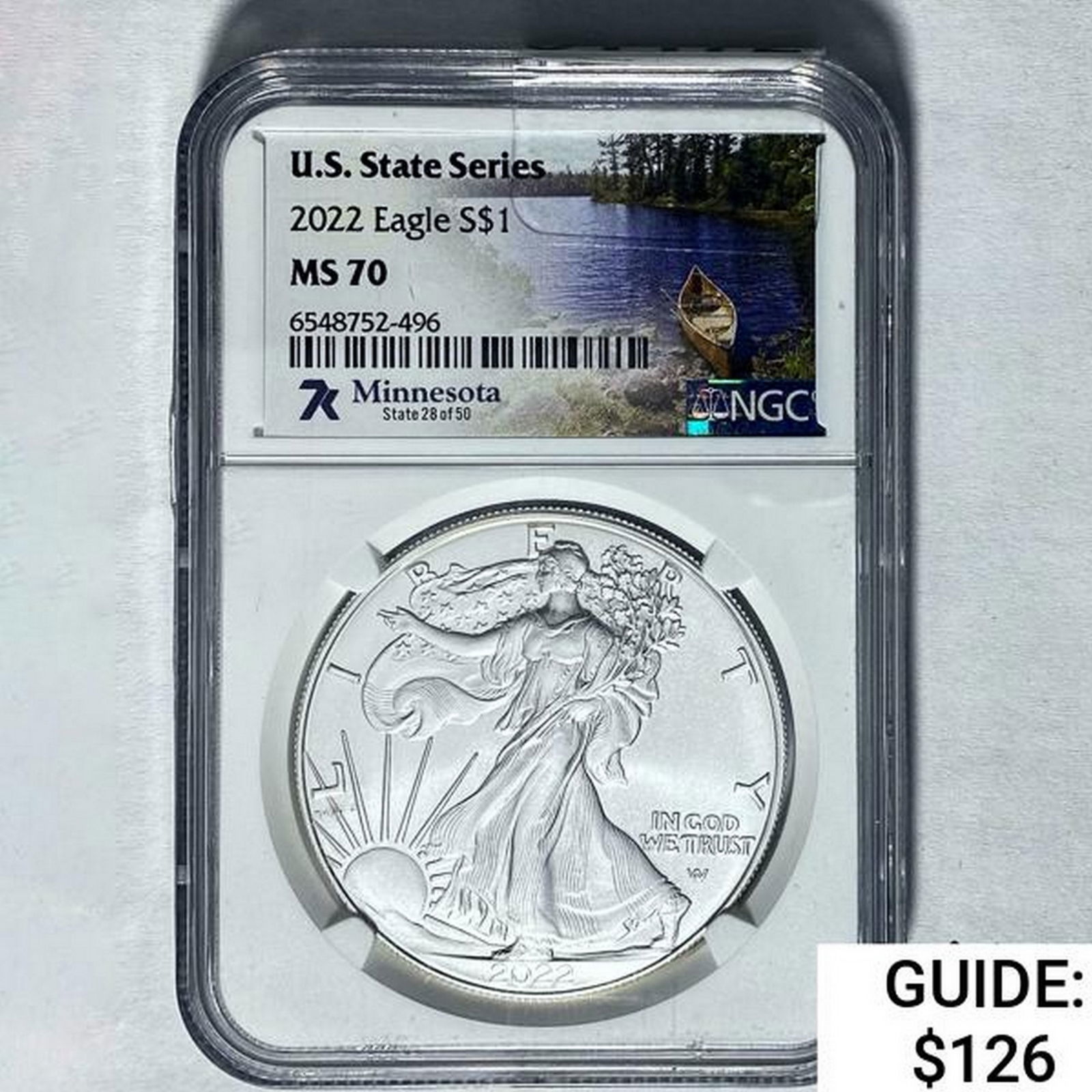 2022 Silver Eagle NGC MS70 (1 of 2)