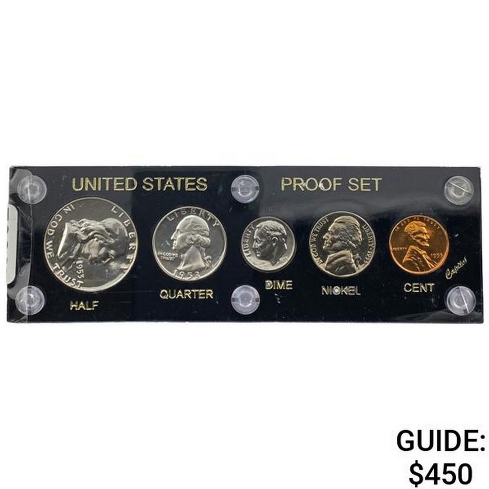 [5]1953 U.S. Proof Set 1C-50C (1 of 2)