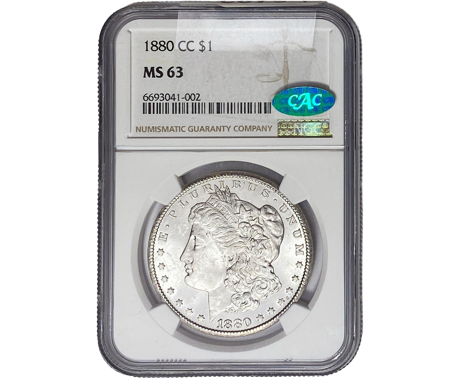1880-CC CAC Morgan Silver Dollar NGC MS63 (1 of 2)