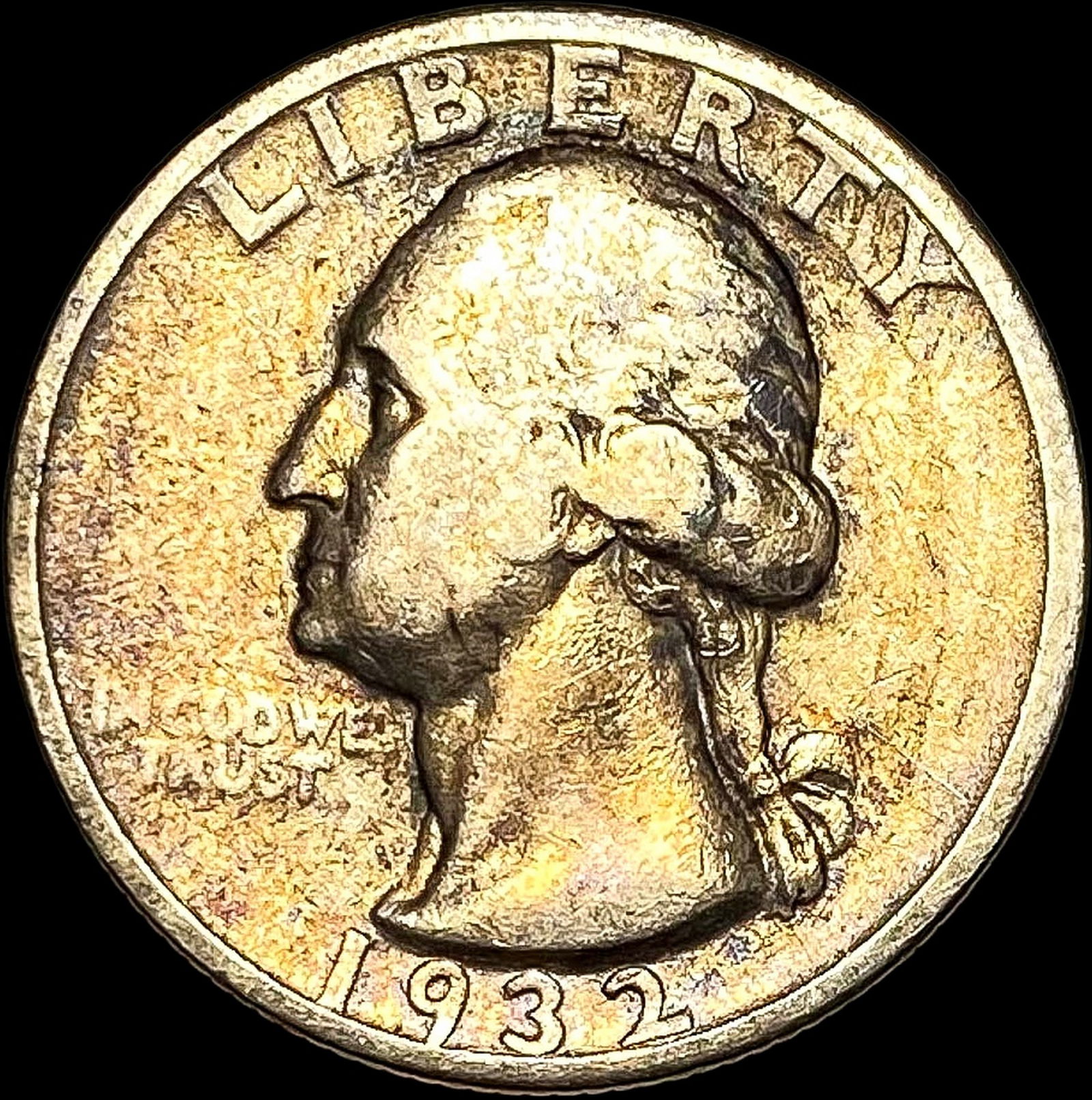 1932-S Silver Washington Quarter NEARLY UNCIRCULATED (1 of 2)
