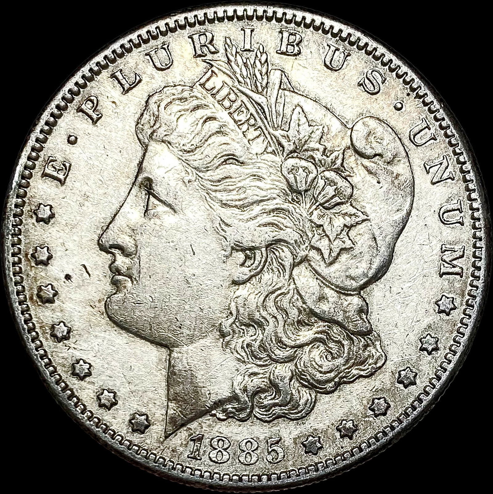 1885-S Silver Morgan Dollar NEARLY UNCIRCULATED (1 of 2)