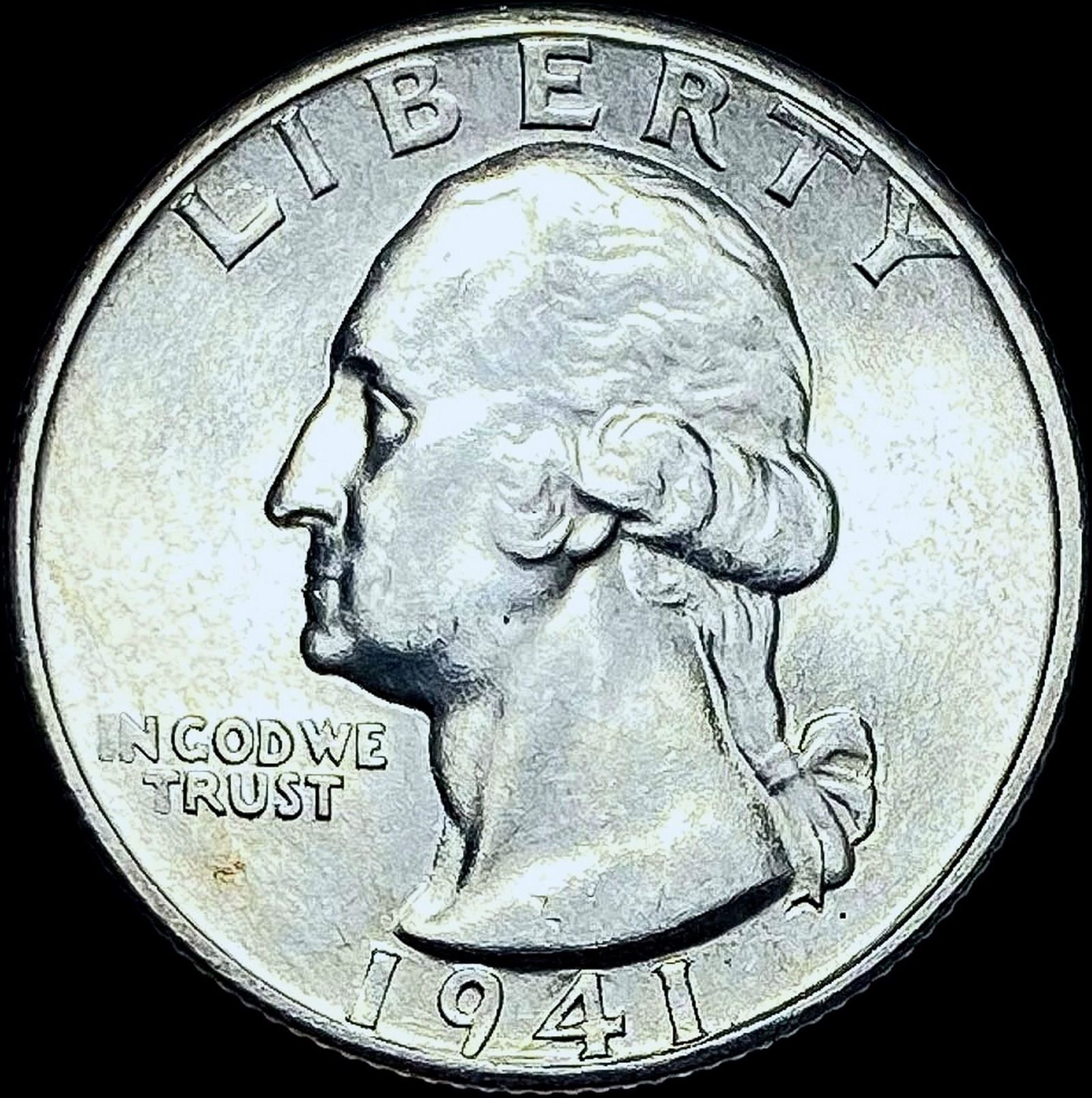 1941-D Silver Washington Quarter CHOICE BU (1 of 2)