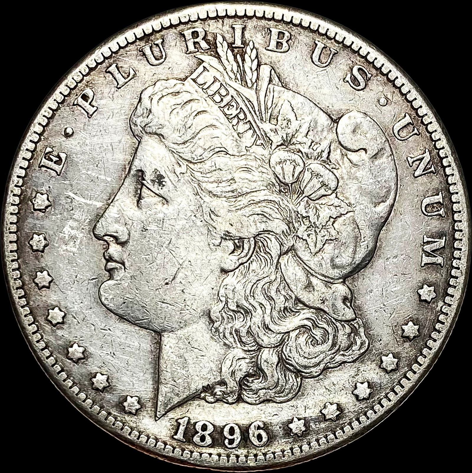 1896-S Silver Morgan Dollar NEARLY UNCIRCULATED (1 of 2)
