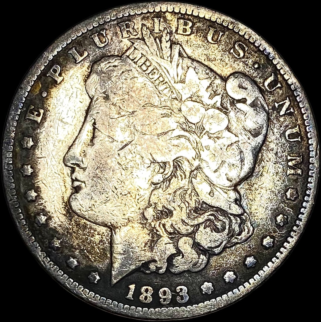 1893-CC Silver Morgan Dollar NICELY CIRCULATED (1 of 2)
