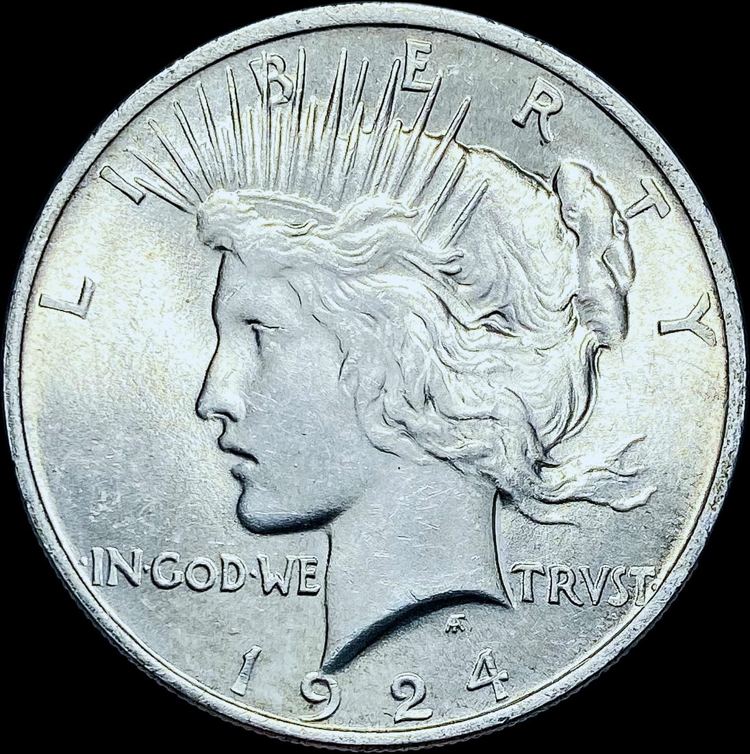1924 Silver Peace Dollar SUPERB GEM BU (1 of 2)