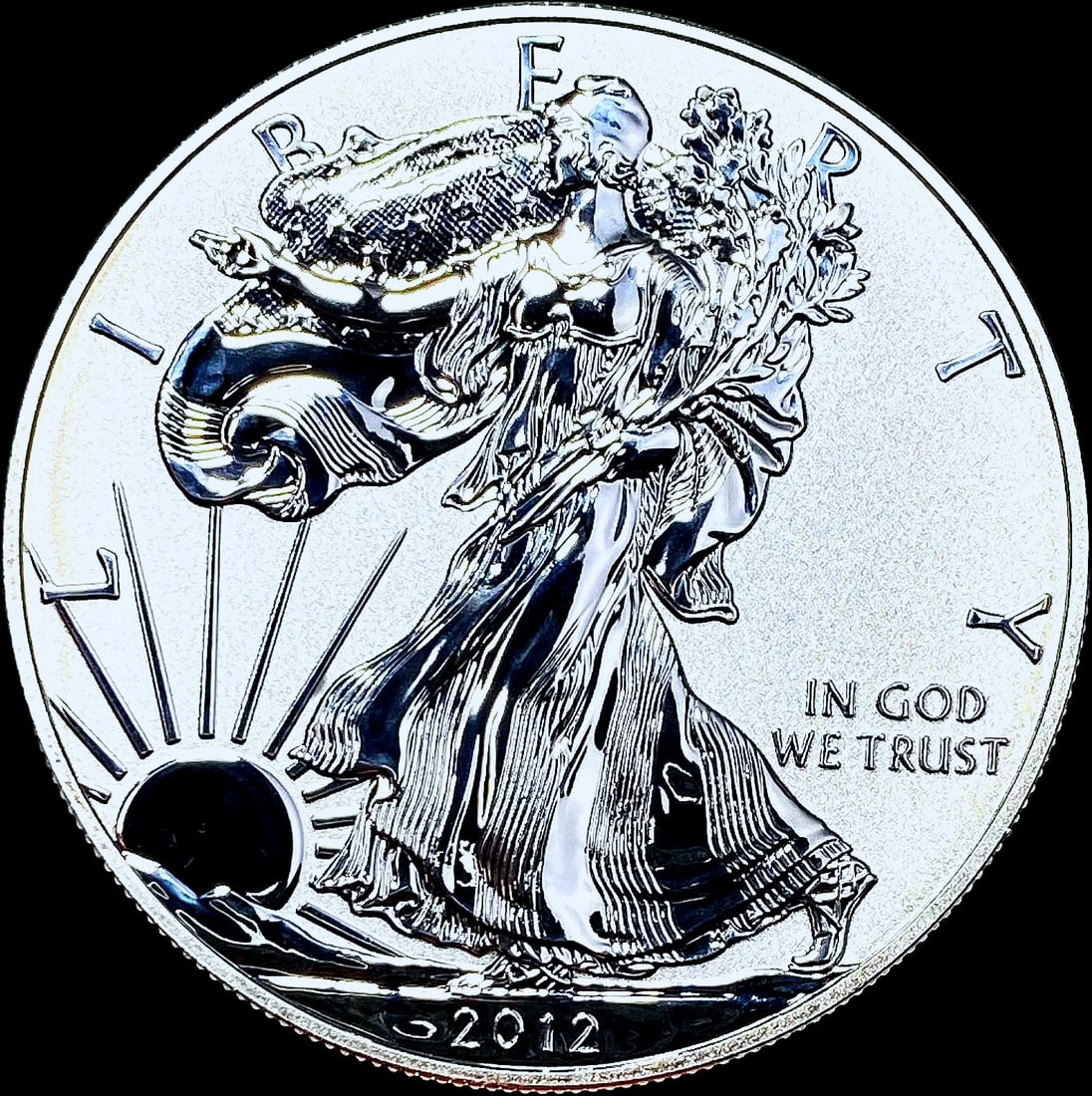 2012-S Rev. Proof 1oz Silver American Eagle GEM PROOF (1 of 2)