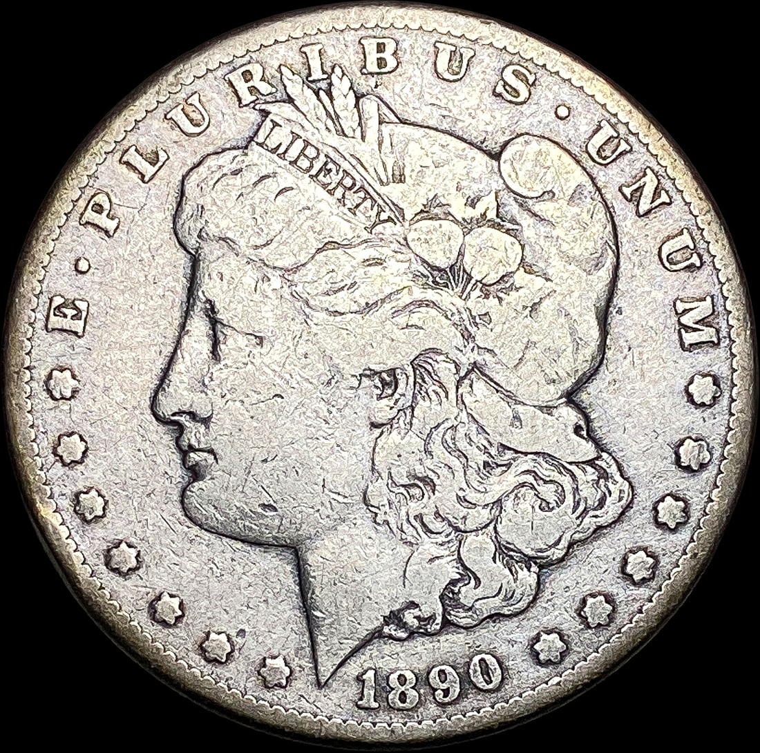 1890-CC Silver Morgan Dollar LIGHTLY CIRCULATED (1 of 2)