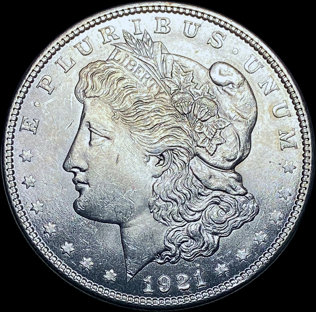 1921 Silver Morgan Dollar CHOICE BU (1 of 2)
