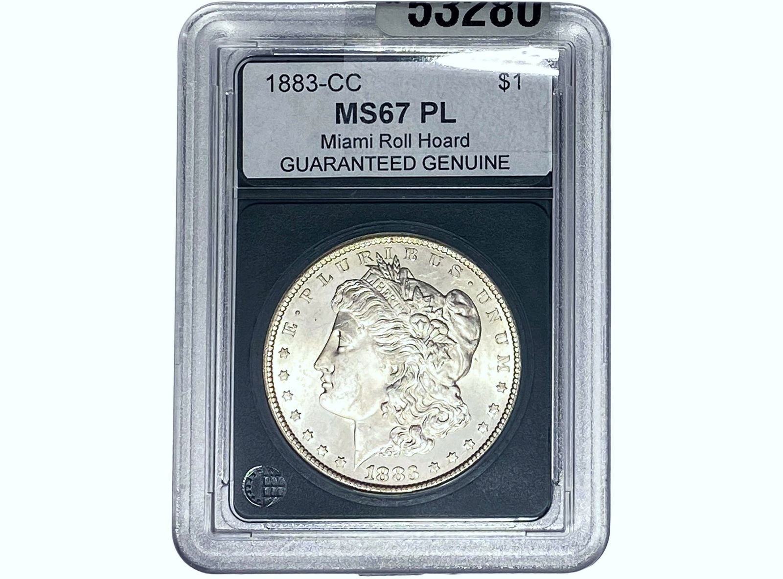 1883-CC Morgan Silver Dollar GG MS67 PL (1 of 2)