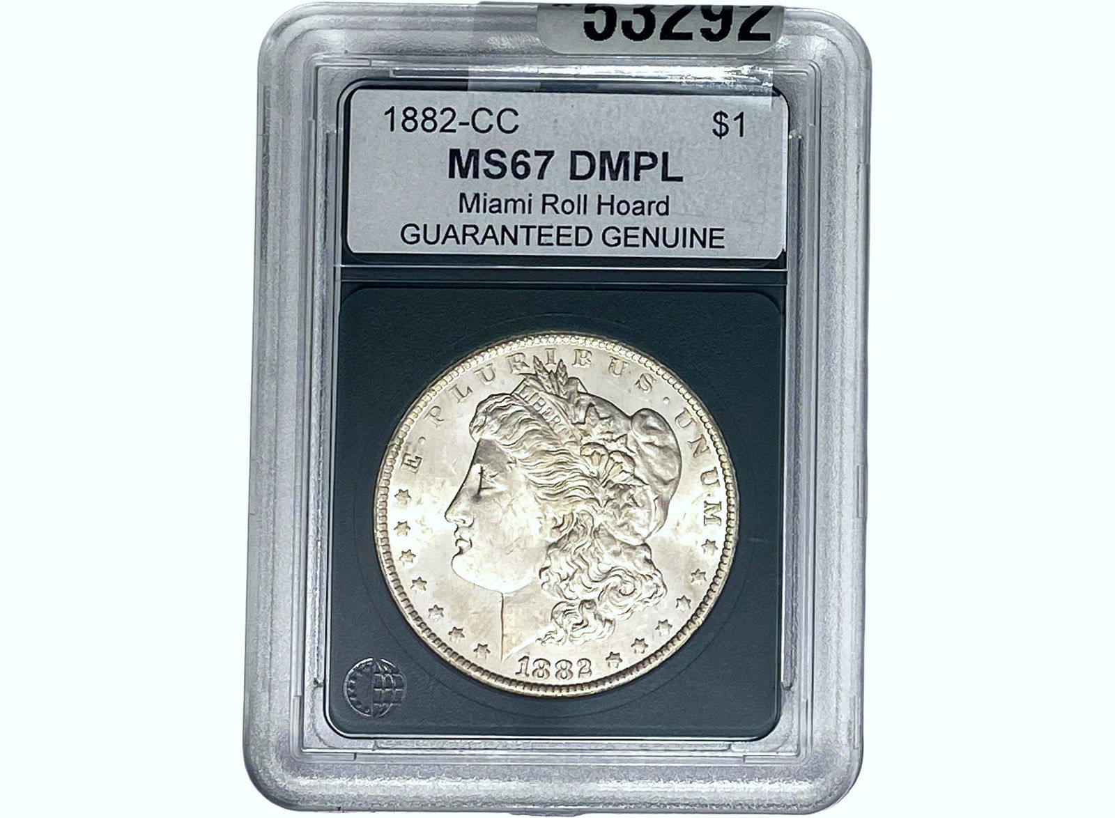 1882-CC Morgan Silver Dollar GG MS67 DMPL (1 of 2)