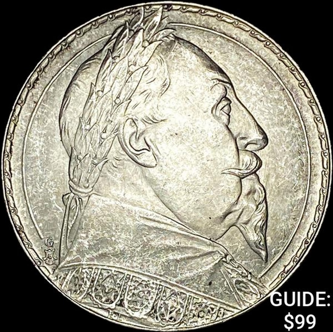 1932 Sweden Gustaf II Adolf Silver 2 Kronor UNCIRCULATED (1 of 2)