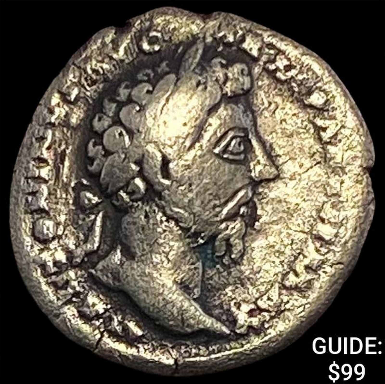 177-192 Roman Commodus Silver Denarius NEARLY UNCIRCULATED (1 of 2)