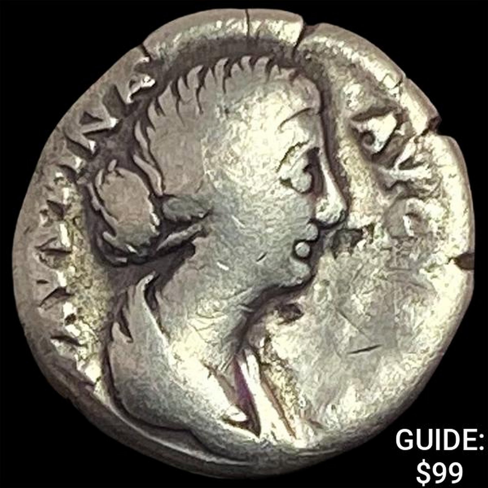 147-176 AD Roman Faustina Jr. Silver Denarius NEARLY UNCIRCULATED: 147-176 AD Roman Faustina Jr. Silver Denarius NEARLY UNCIRCULATED