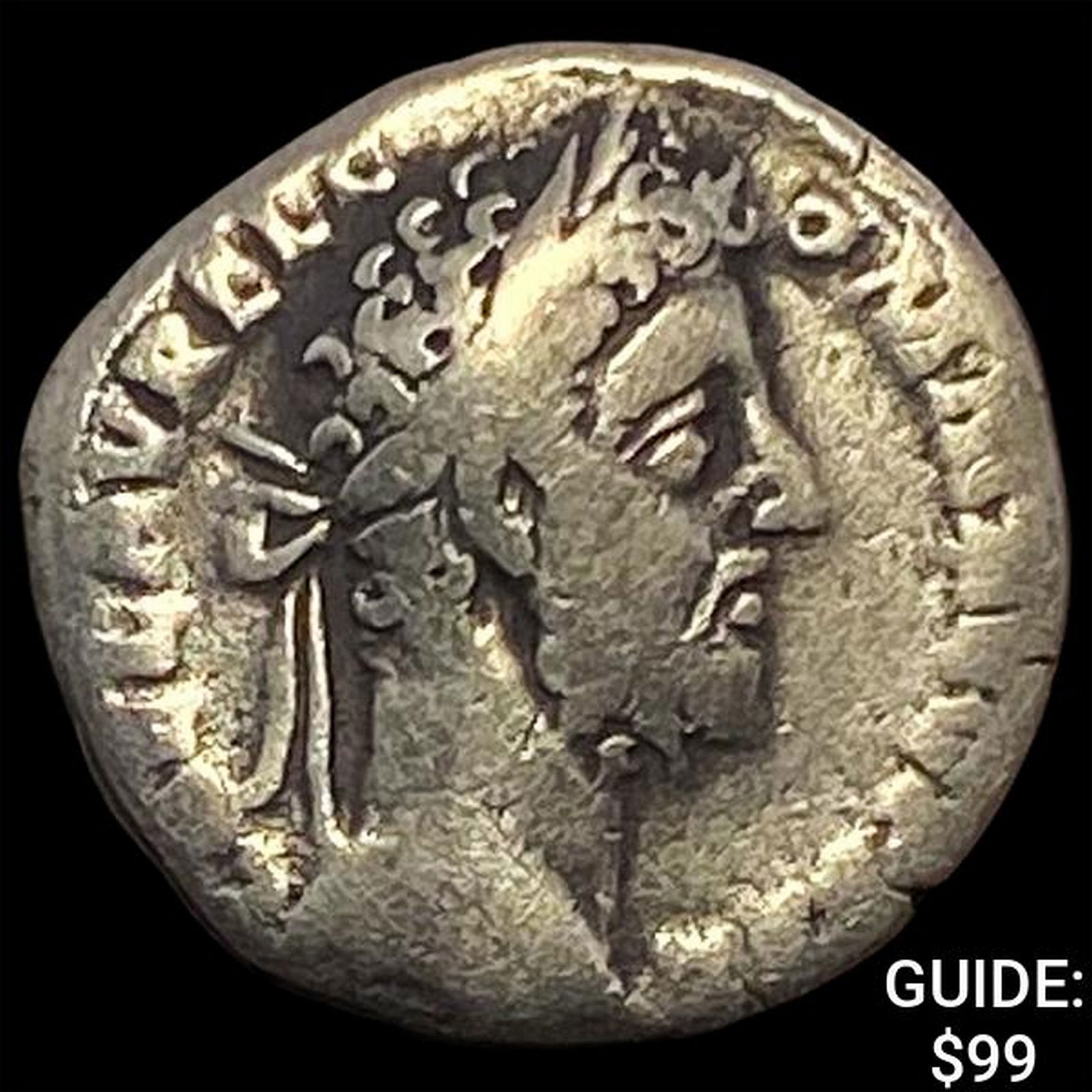 177-192 Roman Commodus Silver Denarius NEARLY UNCIRCULATED (1 of 2)