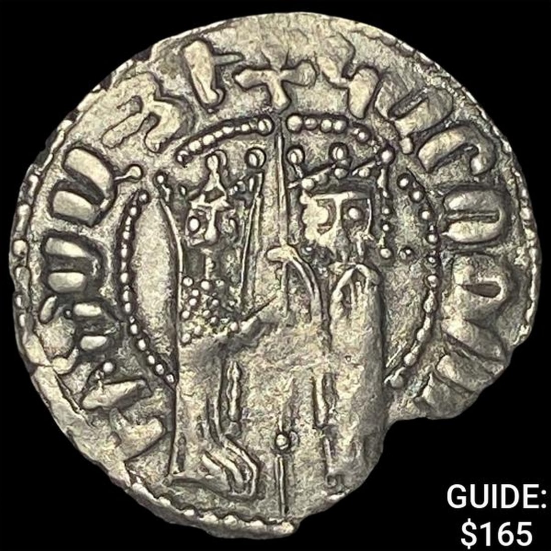 [1198-1219] AD Crusaders Armenia Silver Tram UNCIRCULATED: [1198-1219] AD Crusaders Armenia Silver Tram UNCIRCULATED