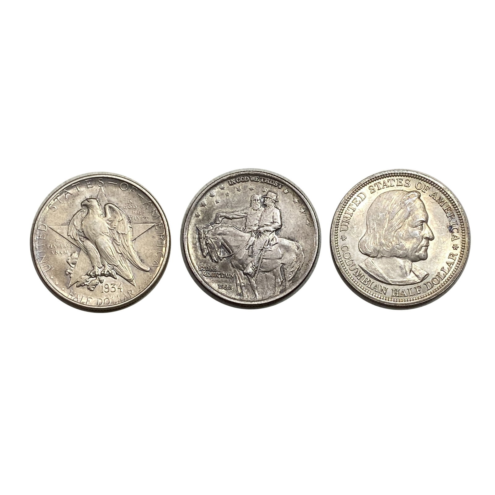 1893-1934 Commemorative Half Dollar Lot [3 Coins] MS (1 of 2)