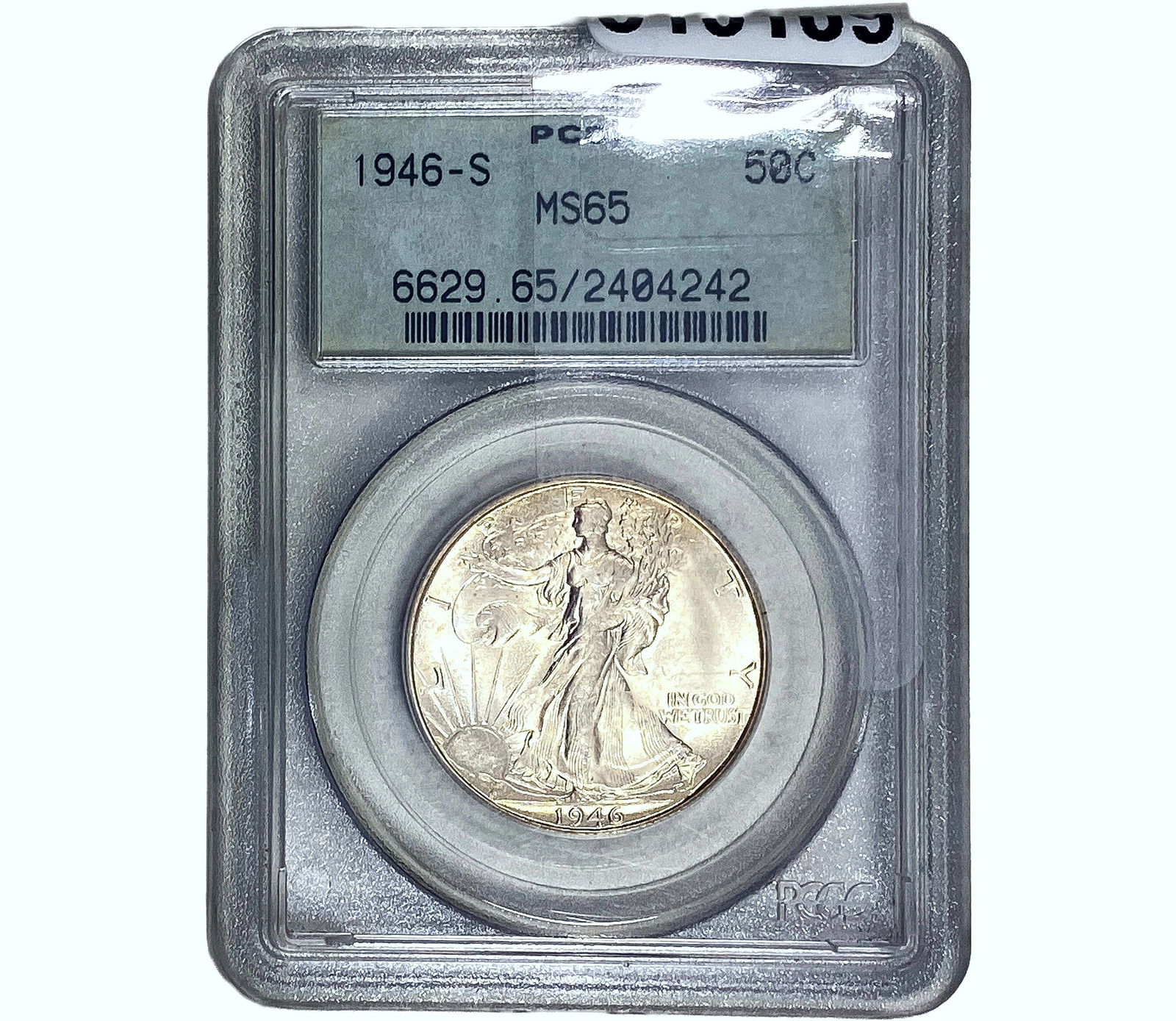 1946-S Walking Liberty Half Dollar PCGS MS65 OGH (1 of 2)