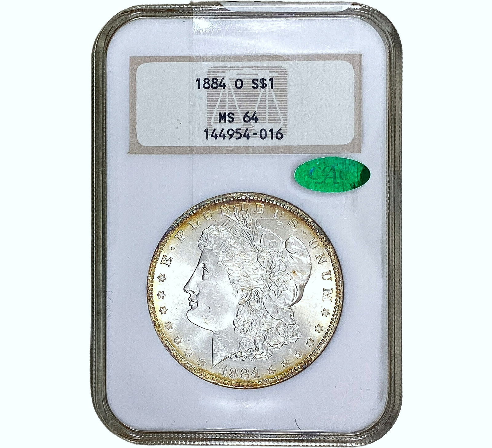 1884-O Morgan Silver Dollar NGC MS64 CAC FATTY HOLDER (1 of 2)