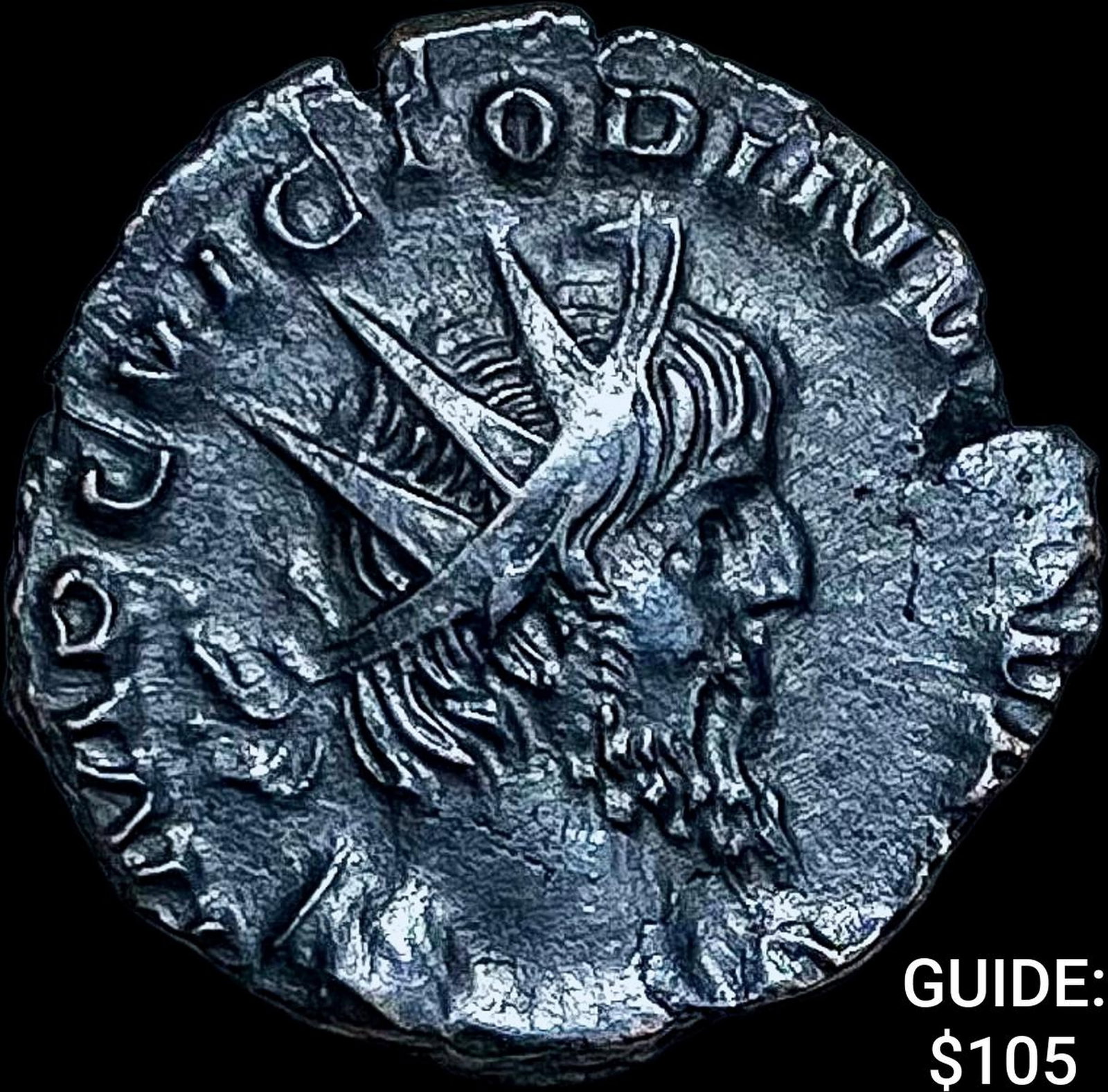 Roman Victorinus 269-271 AD Bi Dbl Denarius CHOICE AU: Roman Victorinus 269-271 AD Bi Dbl Denarius CHOICE AU