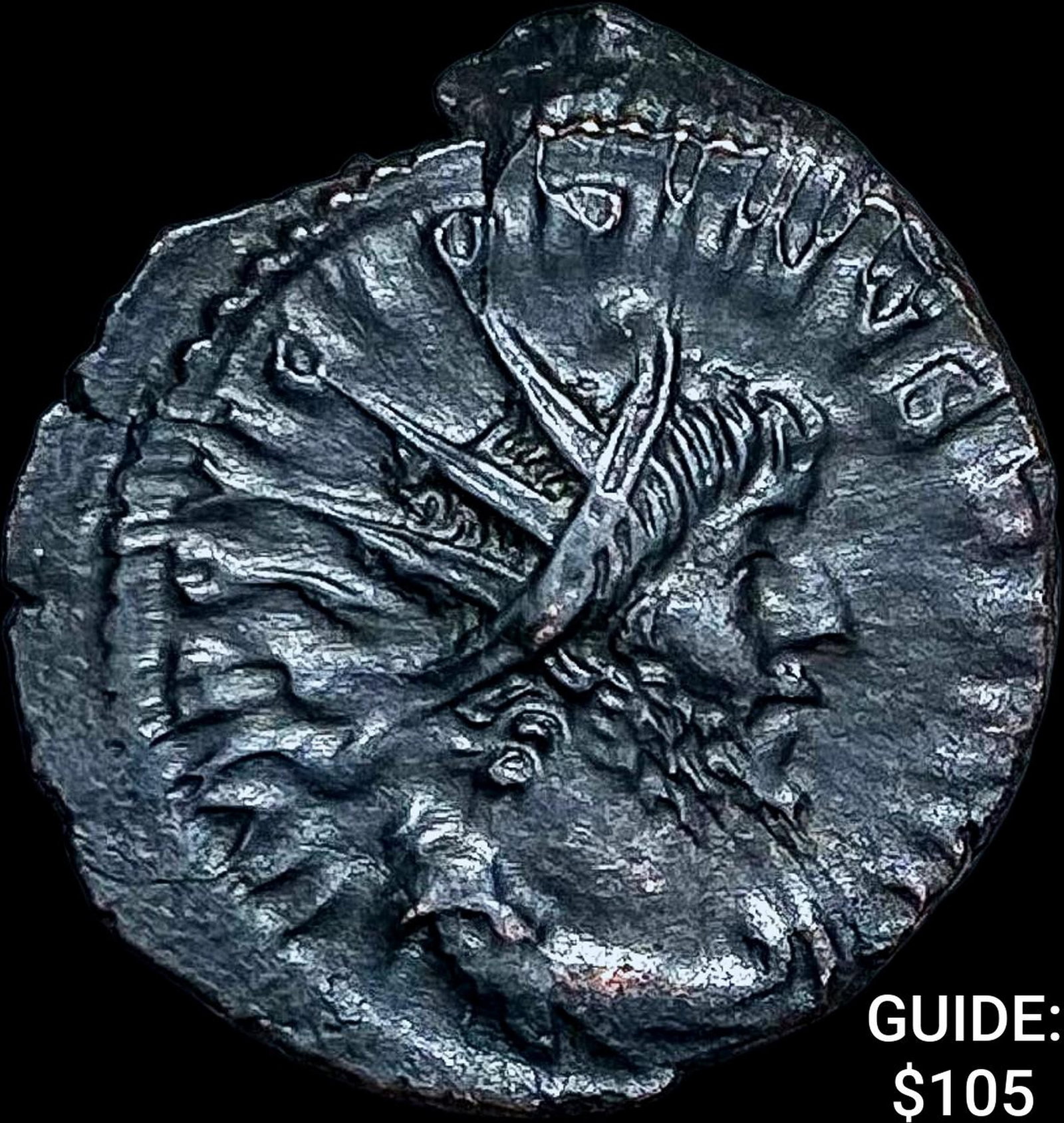 Roman Victorinus 269-271 AD Bi Dbl Denarius CHOICE AU: Roman Victorinus 269-271 AD Bi Dbl Denarius CHOICE AU