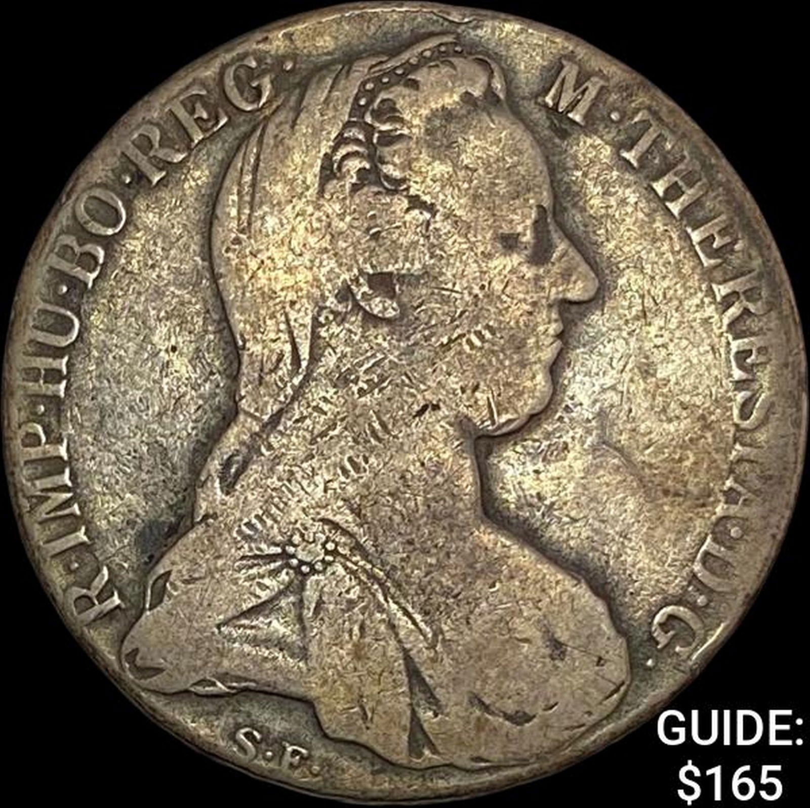 1780 Austria Silver Thaler-Maria Theresa NEARLY UNCIRCULATED (1 of 2)