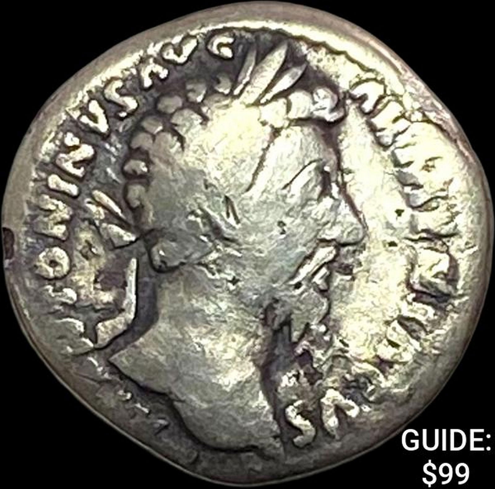 Roman Commodus 177-192 AD Silver Denarius NEARLY UNCIRCULATED (1 of 2)