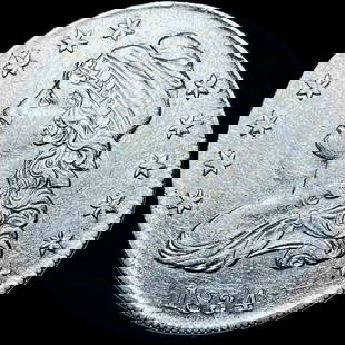 1834 Capped Bust Half Dollar CHOICE AU: 1834 Capped Bust Half Dollar CHOICE AU