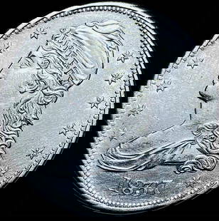 1837 Capped Bust Half Dollar CHOICE AU: 1837 Capped Bust Half Dollar CHOICE AU
