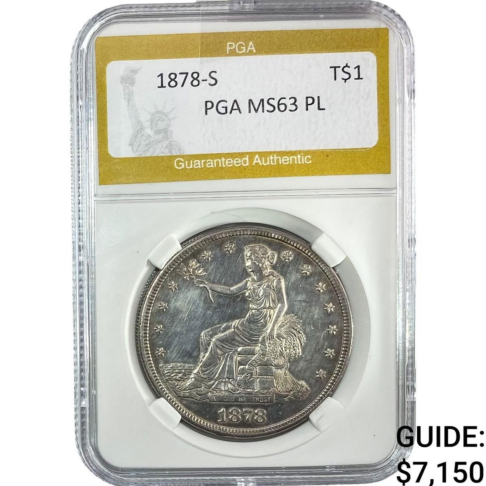 1878-S Trade Dollar PGA MS63 PL (1 of 2)