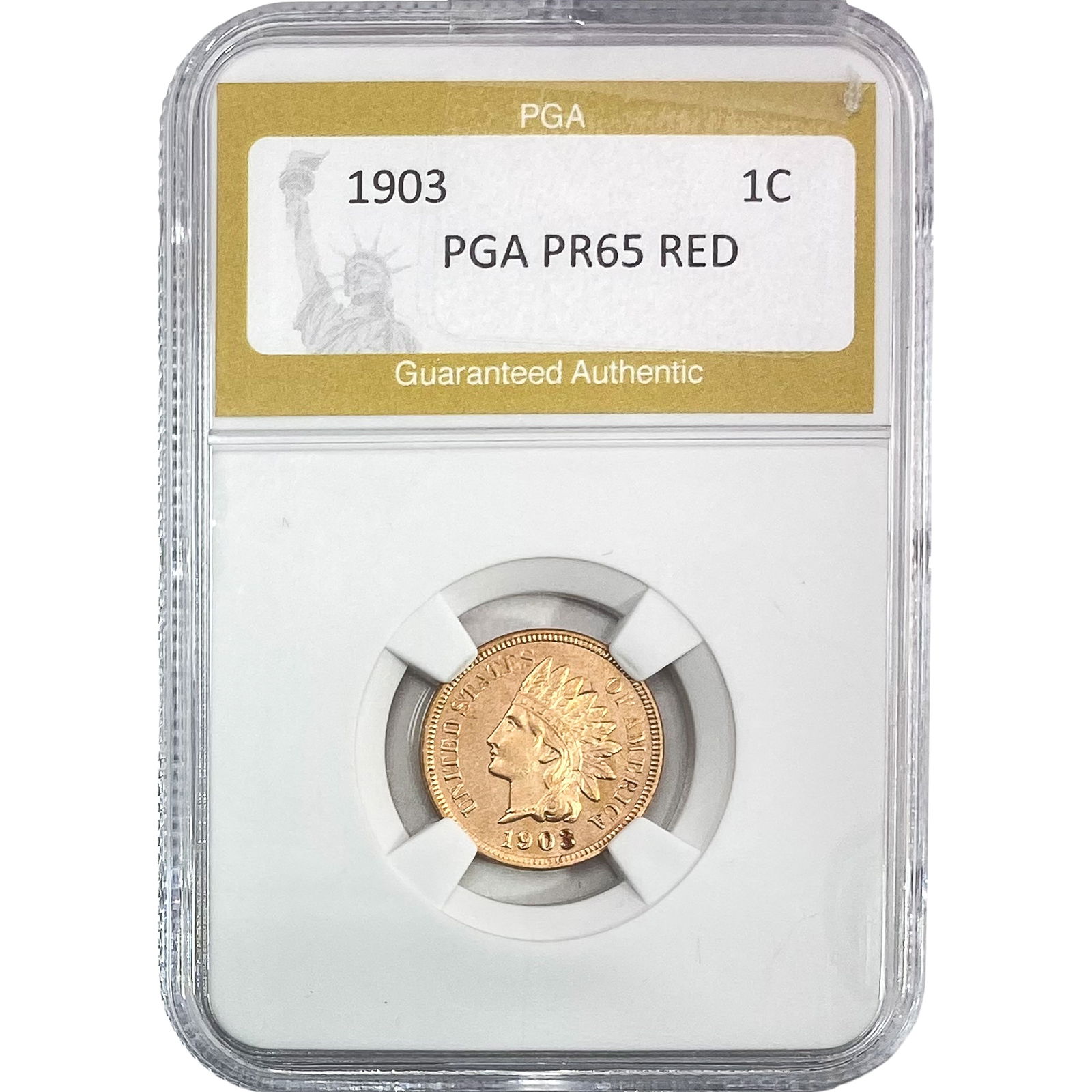 1903 Indian Head Cent PGA PR65 RED (1 of 2)