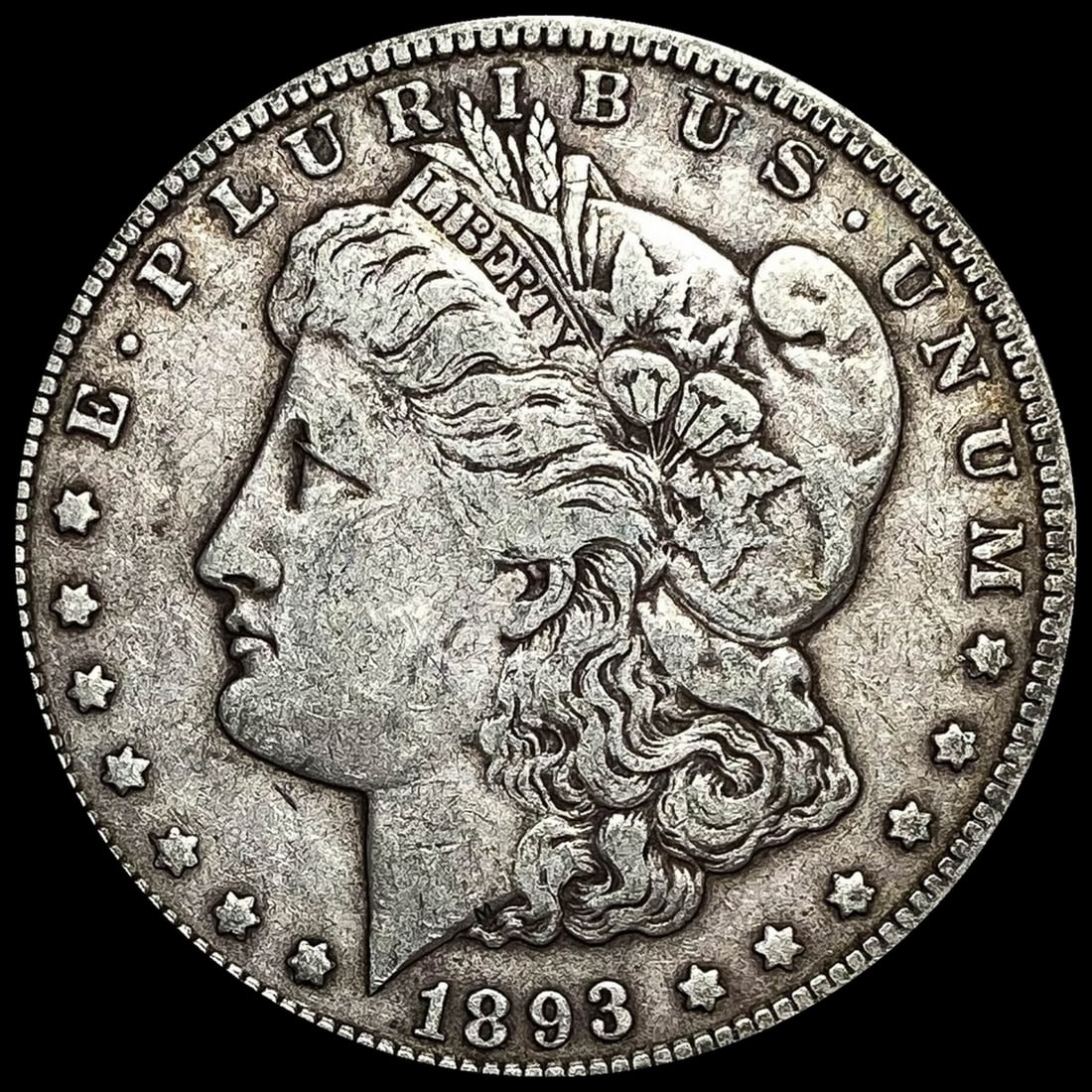 1893-O Silver Morgan Dollar LIGHTLY  CIRCULATED (1 of 2)