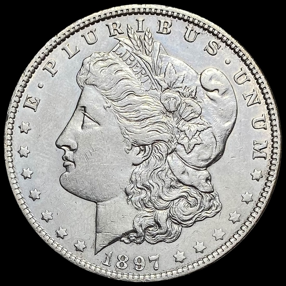 1897-O Silver Morgan Dollar CLOSELY  UNCIRCULATED (1 of 2)