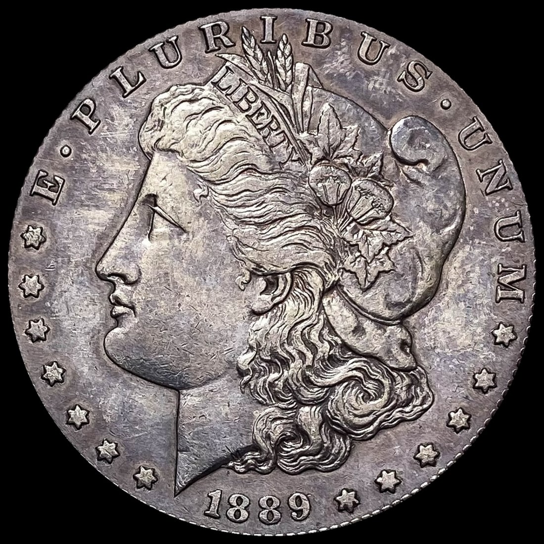 1889-S Silver Morgan Dollar CLOSELY  UNCIRCULATED (1 of 2)