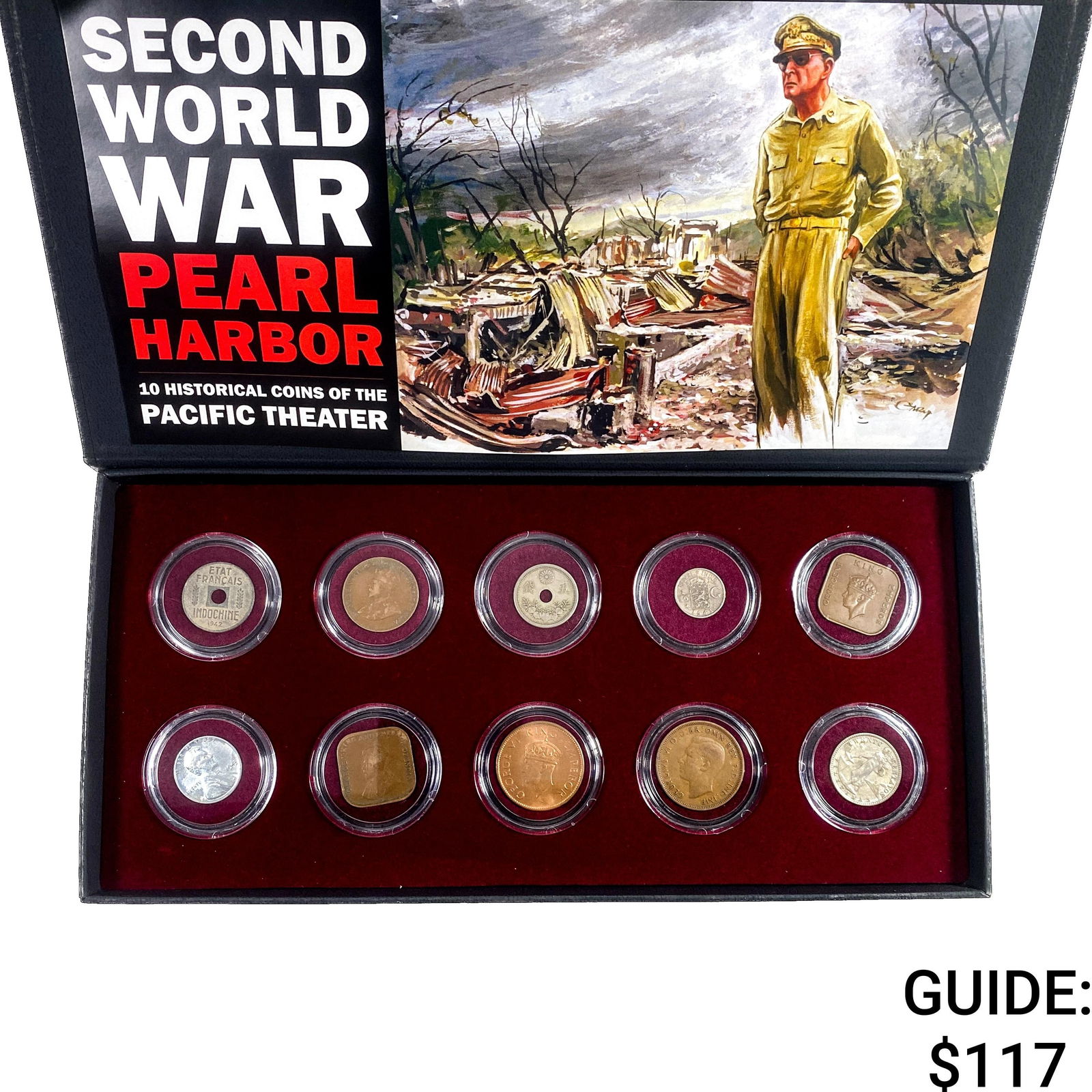 World War II Pearl Harbor-10 Pacific Theater Coins (1 of 3)