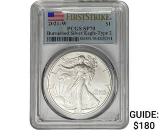 2021-W Silver Eagle PCGS SP70