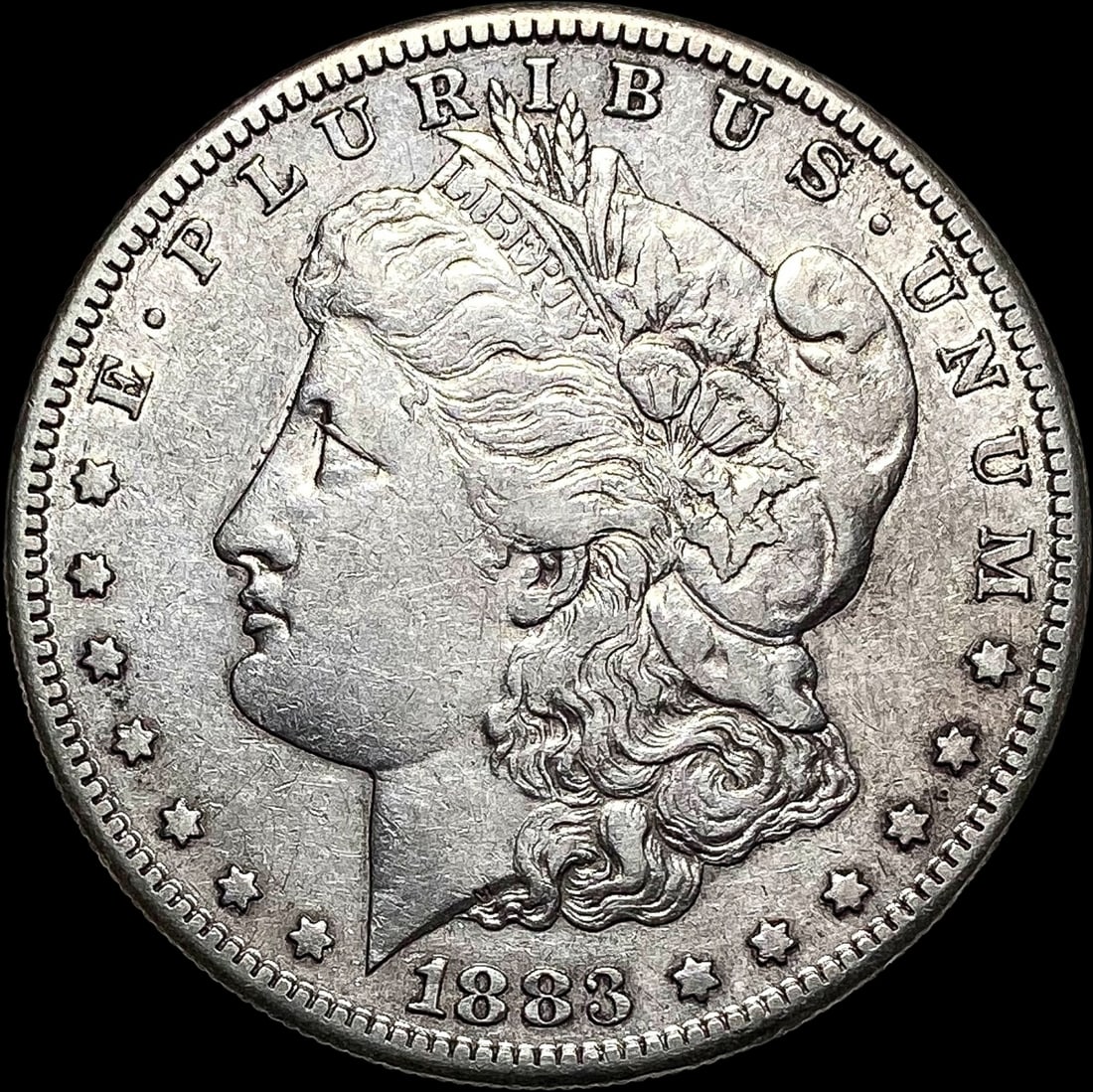 1883-S Silver Morgan Dollar CLOSELY  UNCIRCULATED (1 of 2)